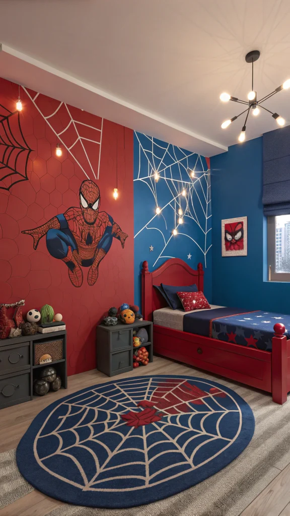 Spiderman Bedroom Decor Ideas For Kids | Themed Interiors