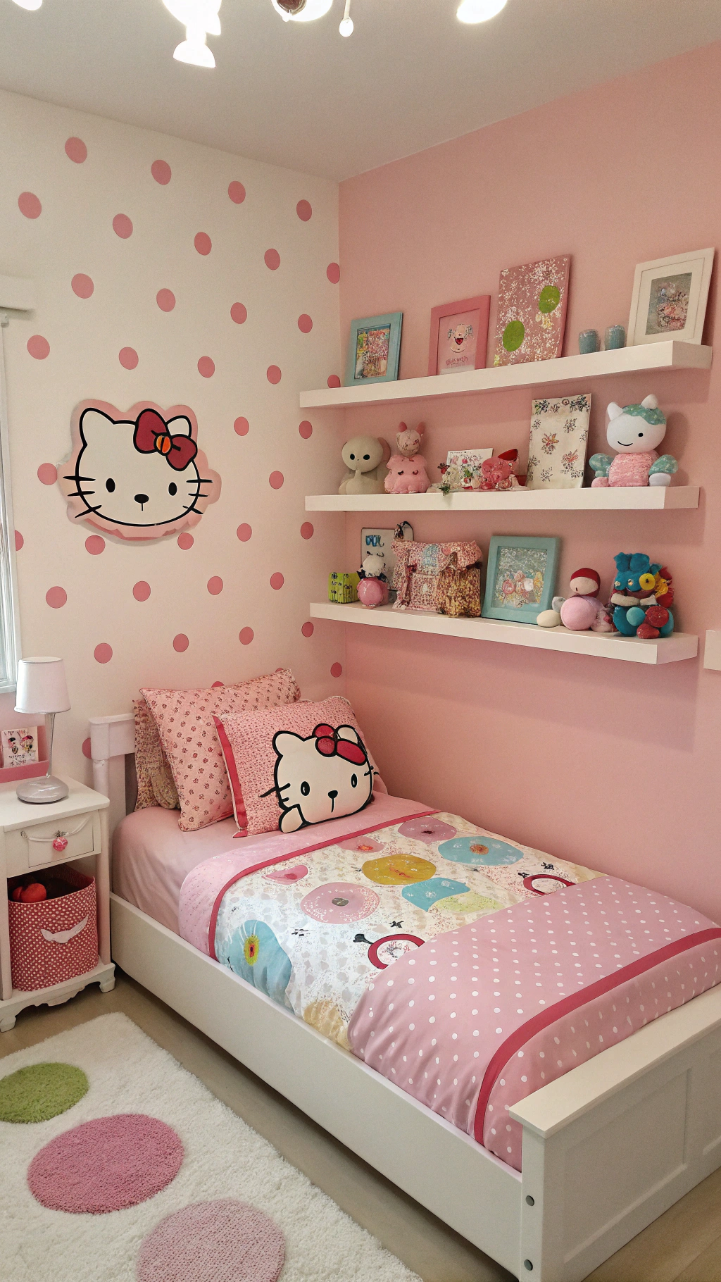 002 Hello Kitty Room Designs Playful and Sweet Bedroom Inspirations - Themed Ideas