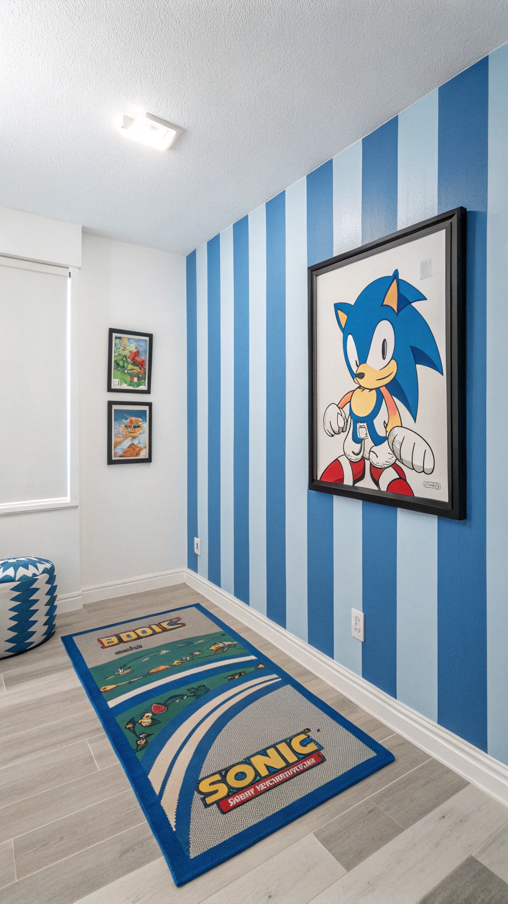 003 Minimalist Sonic Bedroom Decor Ideas for a Clean Yet Fun Look - Themed Ideas