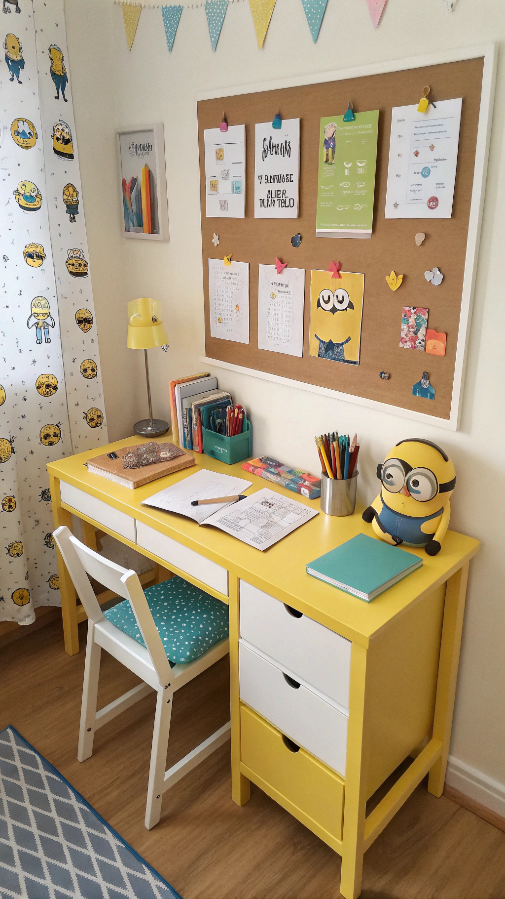 003 Minions Room Designs Playful Study Corner for KidsIBk Bedrooms - Themed Ideas