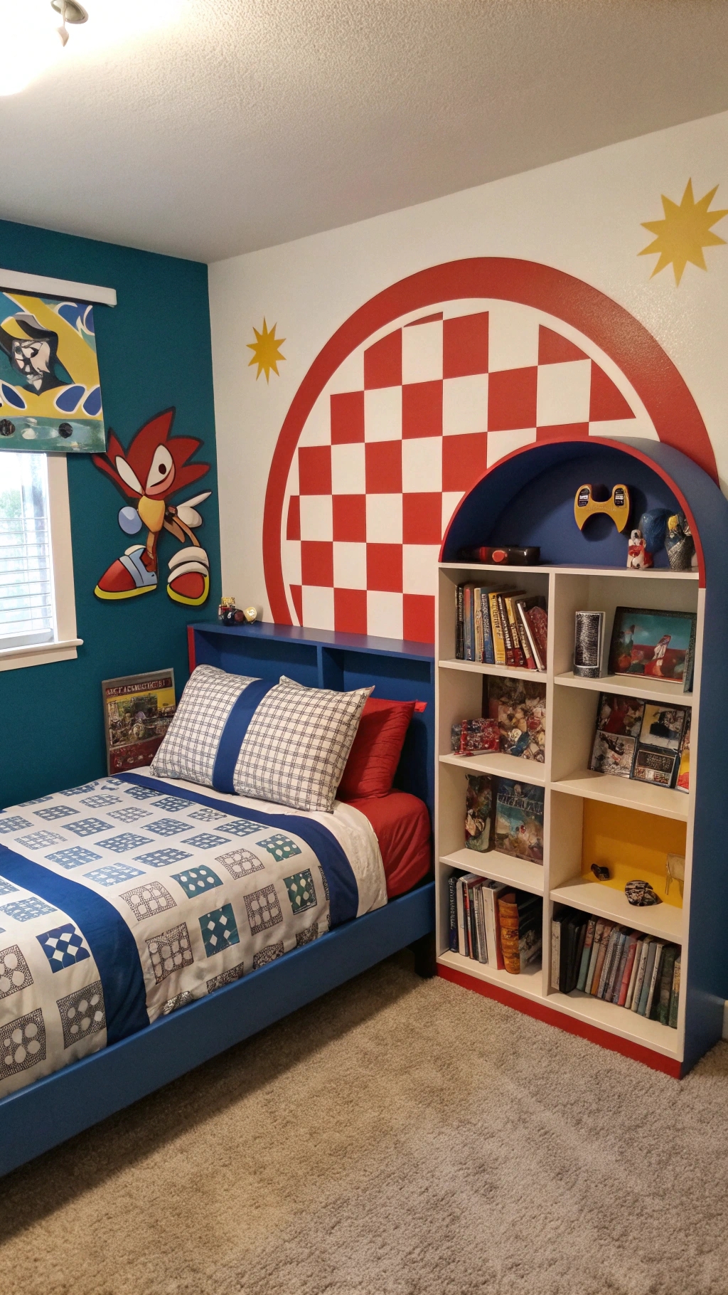 004 DIY Sonic Room Ideas for Crafty Parents Happy Kids - Themed Ideas