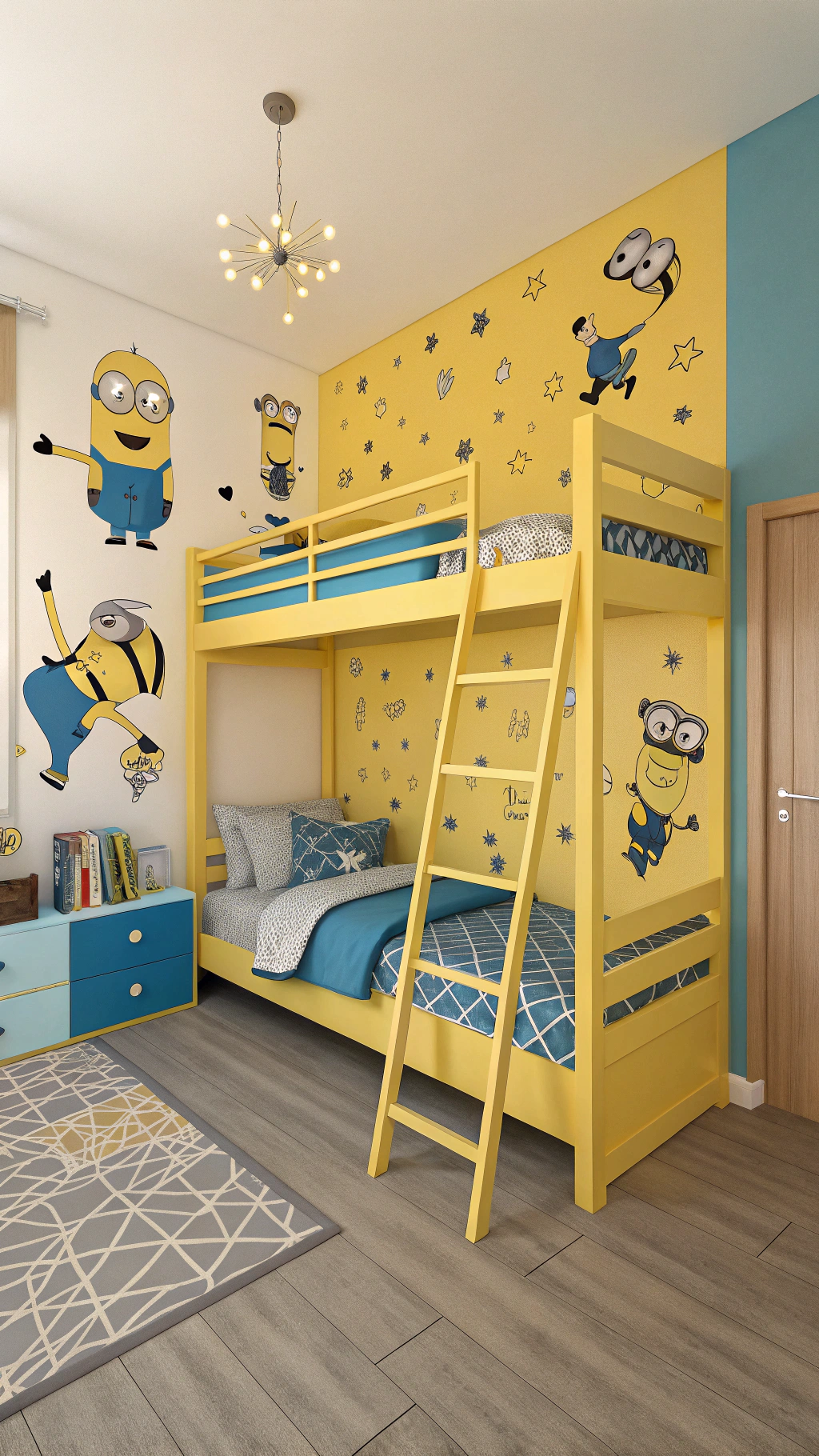 004 Minions Bedroom Ideas Awesome Bunk Bed Design for Siblings - Themed Ideas