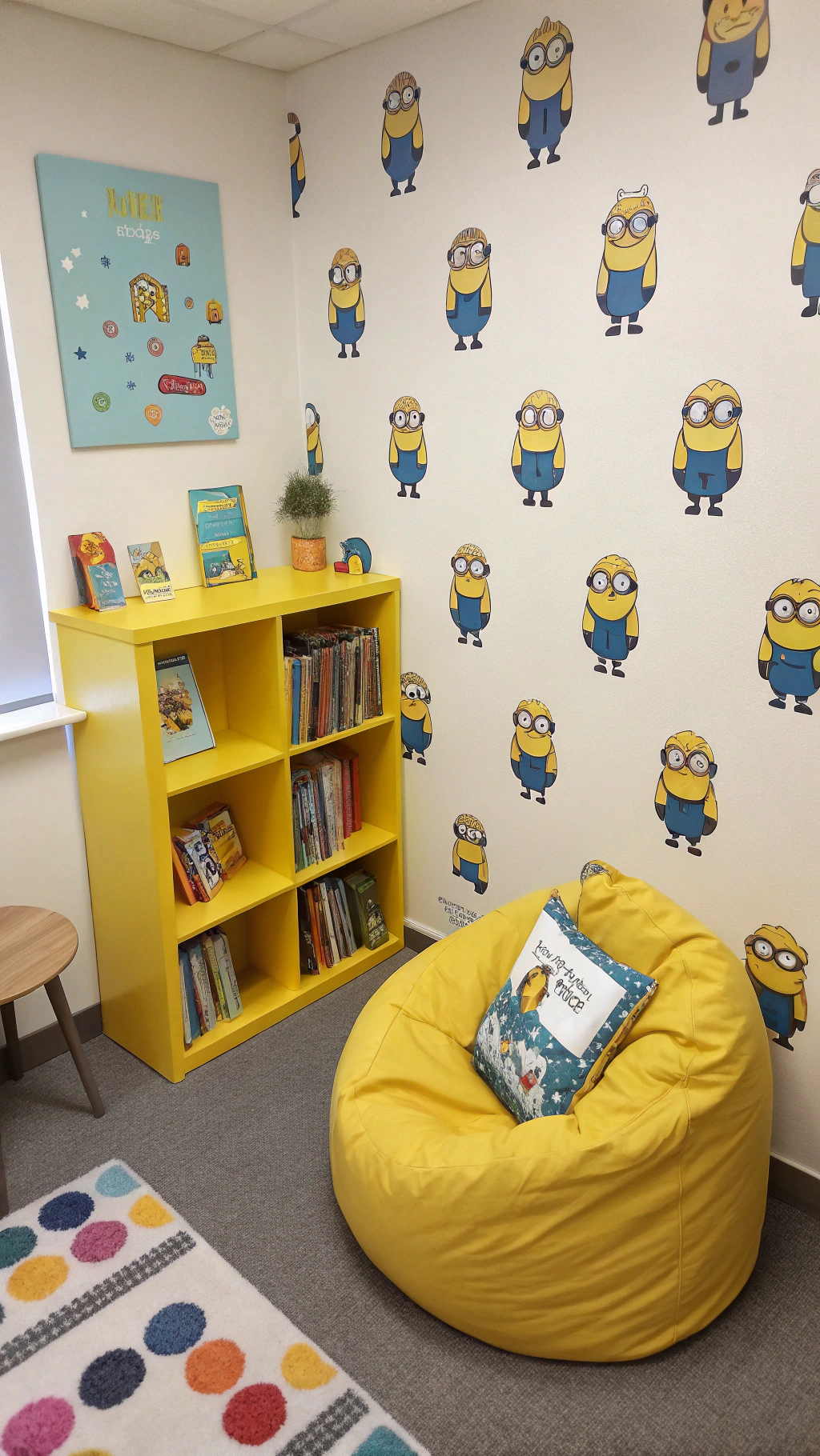 005 Minions Room Decor Ideas Adorable Reading Nook for Kids - Themed Ideas