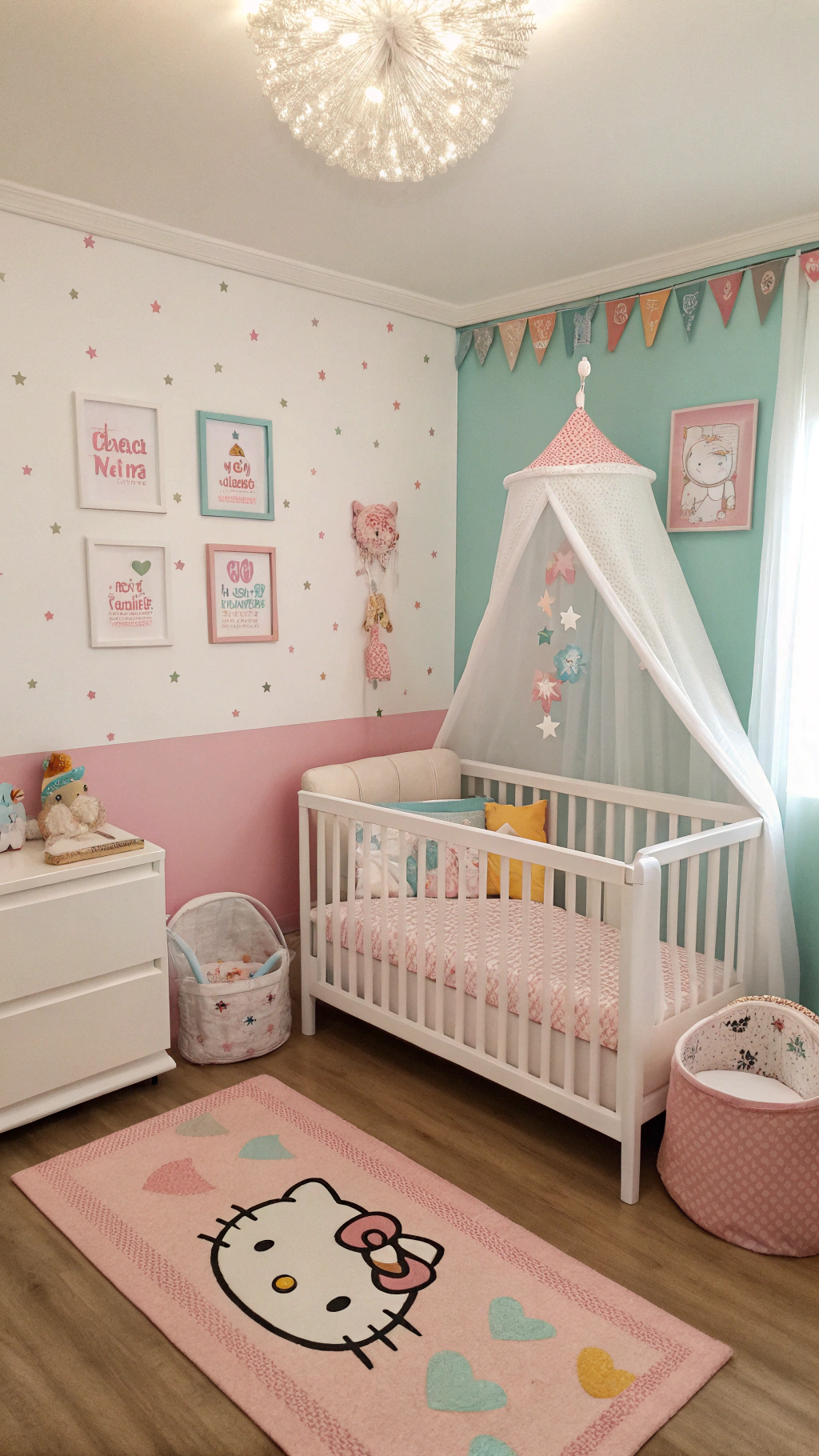 007 From Nursery to Big Kid Room Hello Kitty Bedroom Makeover Ideas - Themed Ideas