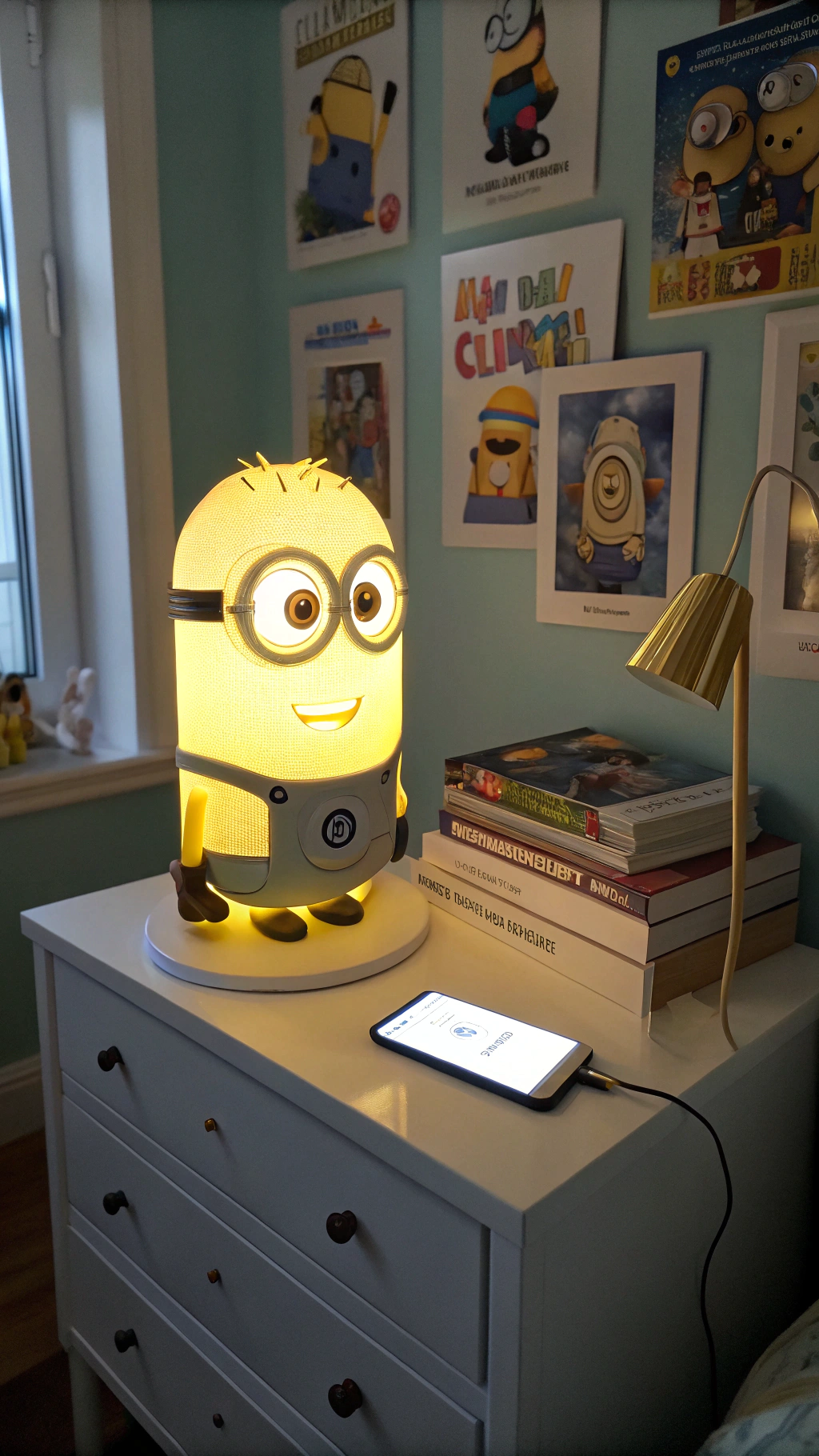 007 Minions Bedroom Decor Ideas DIY Night Light for a Dreamy Glow - Themed Ideas