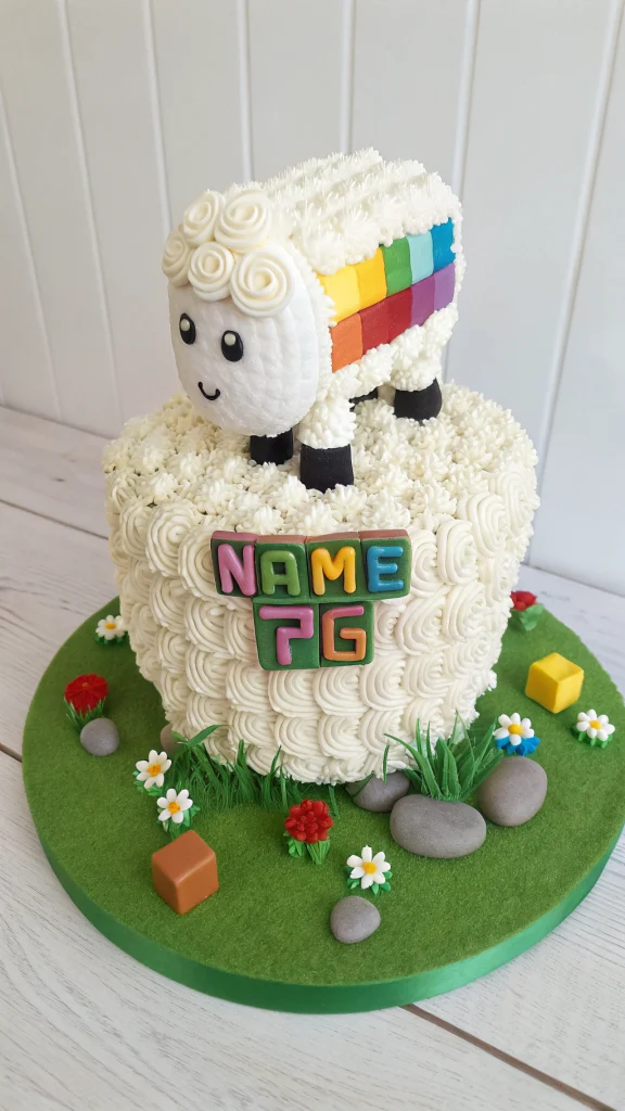 010 Minecraft Crafting Table Cake - Themed Ideas