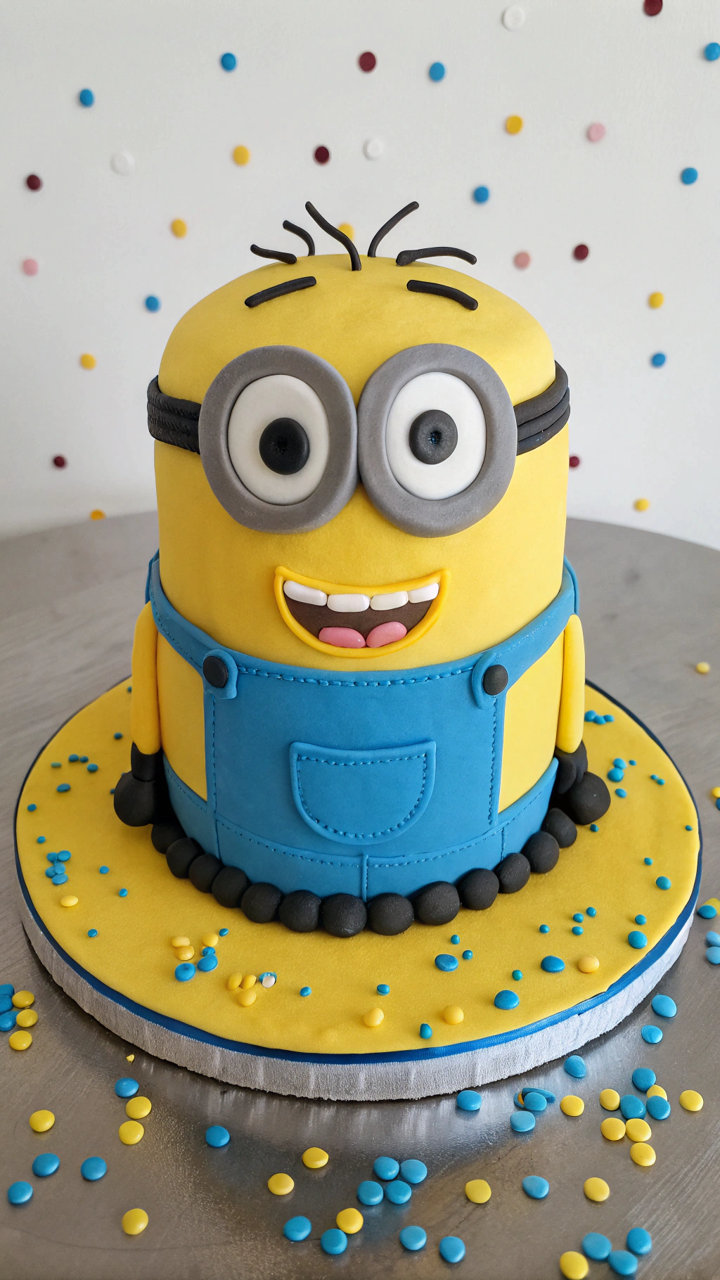 012 Easy Minion Face Cake Idea for a Fun and Festive Birthday Treat - Themed Ideas