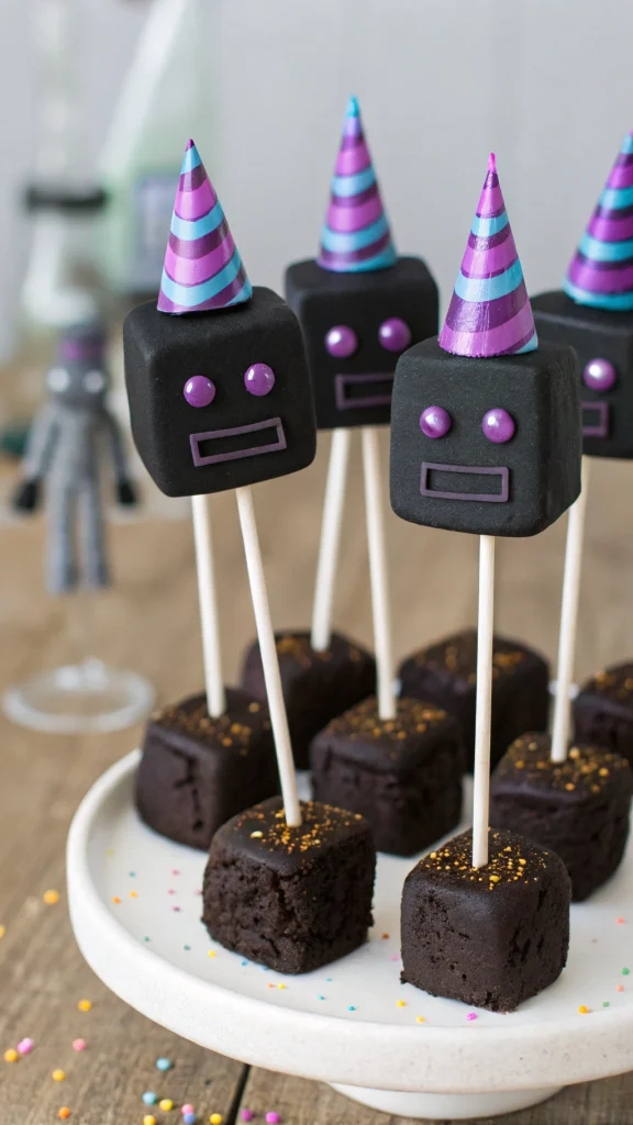 025 Enderman Cake Pops – Tall Silly - Themed Ideas