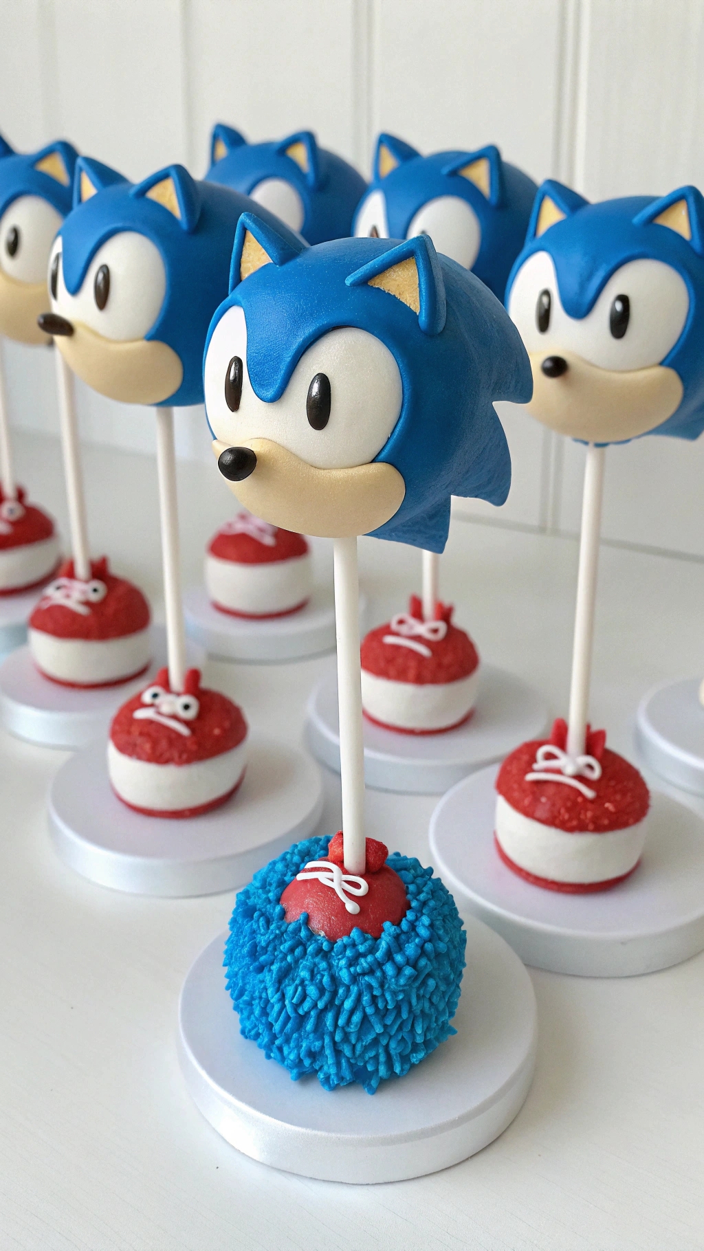 025 Mini Sonic Cake Pops Bite Sized Treats for Little Hedgehog Fans - Themed Ideas