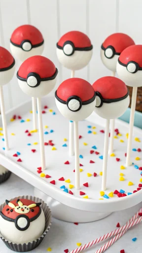 Pikachu-Inspired Pokémon Cake Pops for Magical Kids Birthday Parties