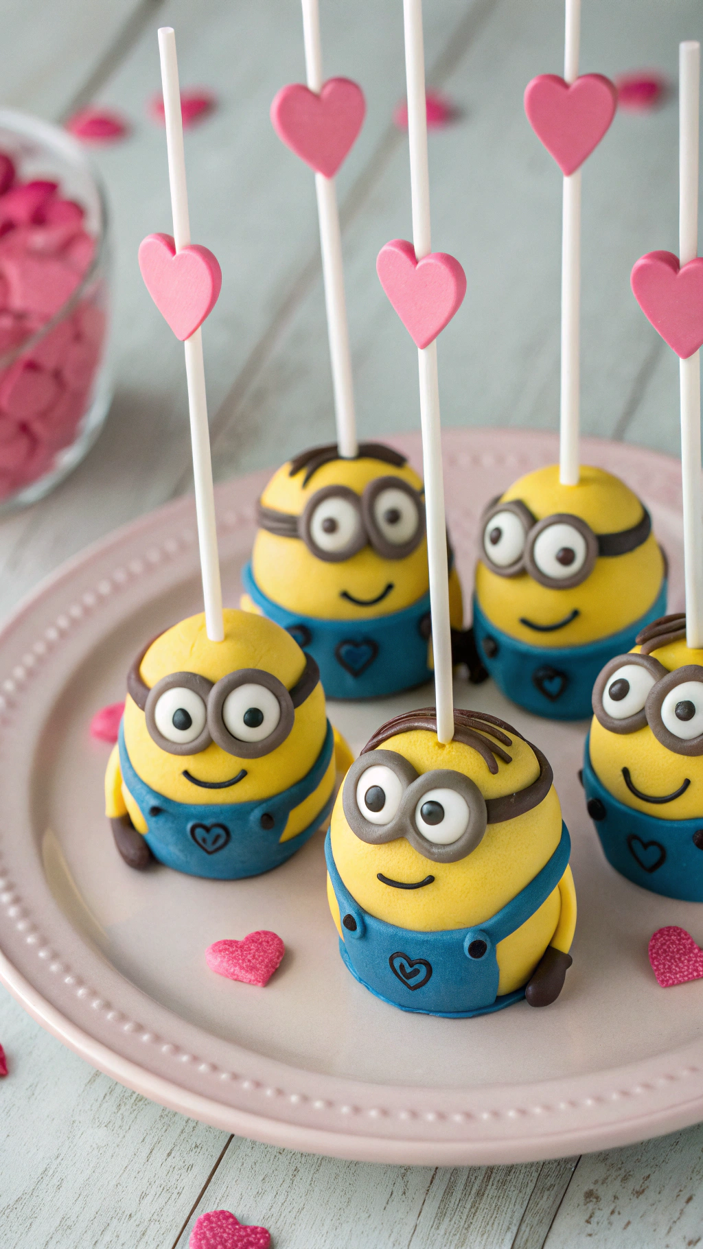030 Valentine Minions Cake Pops IBM Sweet ACY Playful Treats for Kids - Themed Ideas