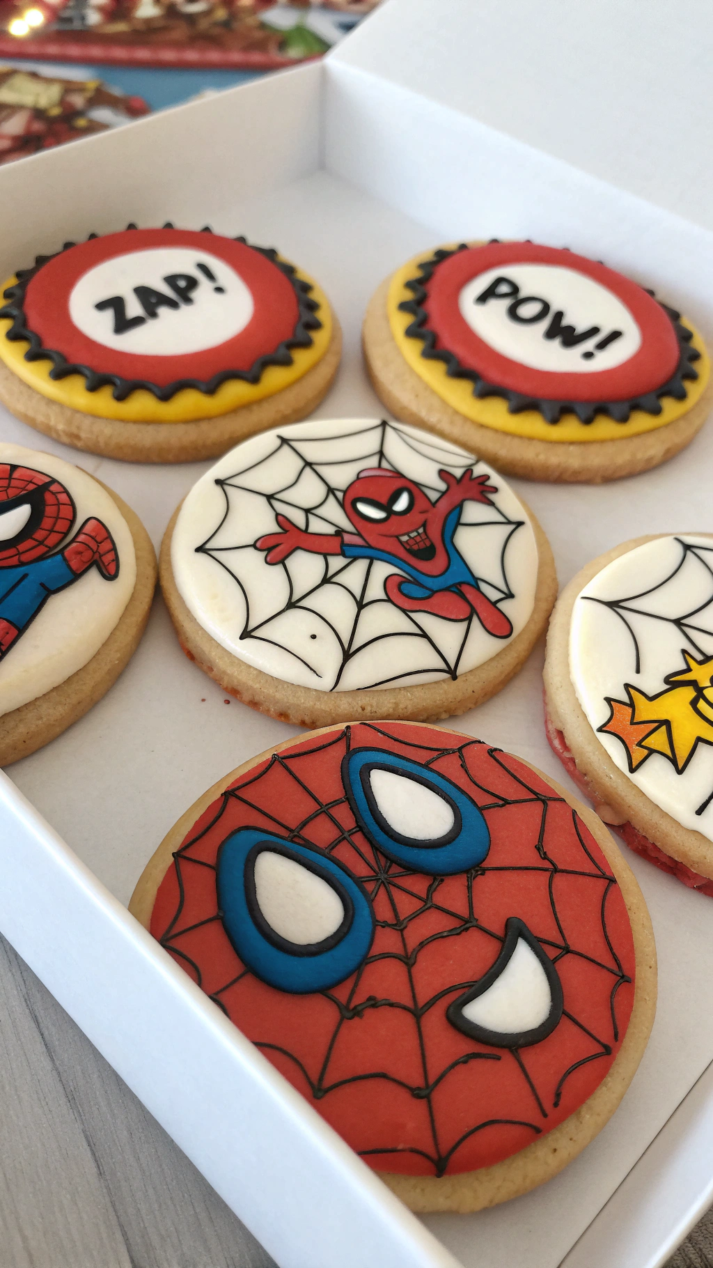 032 Colorful Spiderman Cookie Designs to Make Your Kids Birthday Party Extra Special - Themed Ideas