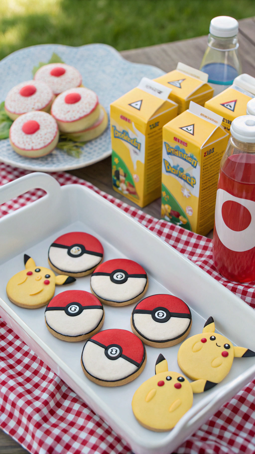 033 Poke Ball cookie ideas for easy Pokemon Birthday party treats kids will love - Themed Ideas