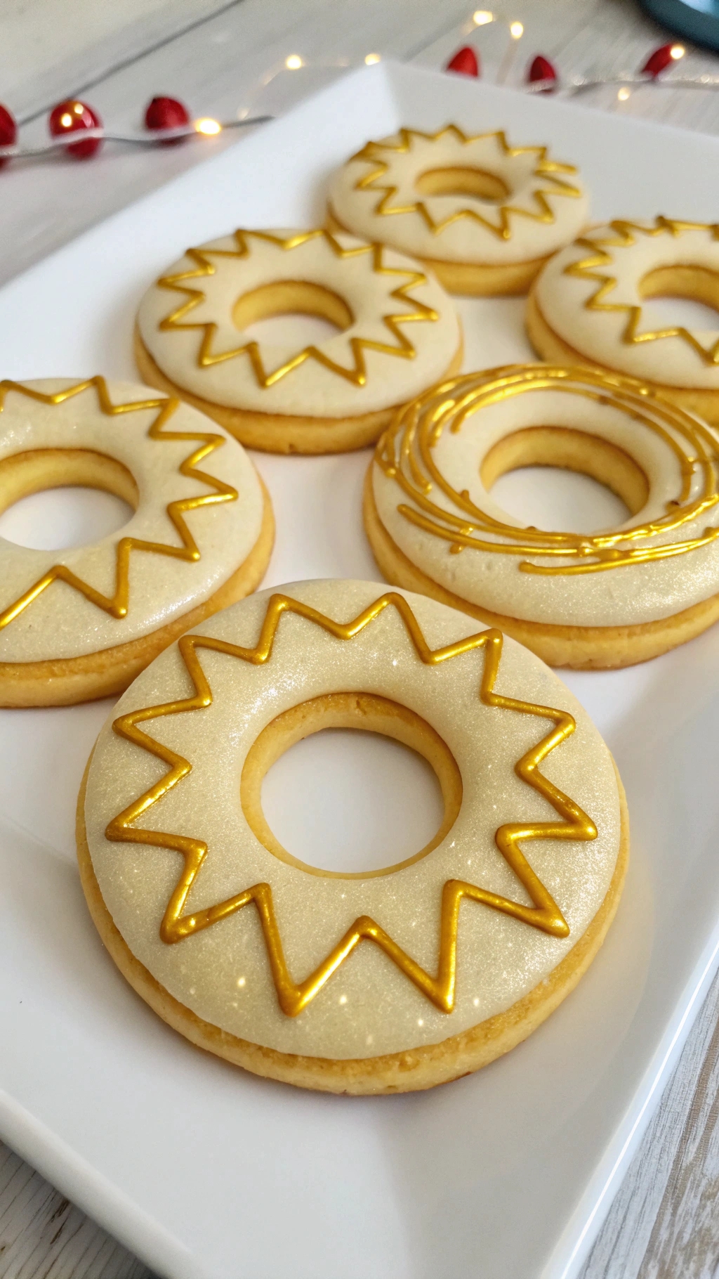 033 Shiny Golden Ring Cookies Easy Sonic Themed Treats for Kids Fans - Themed Ideas