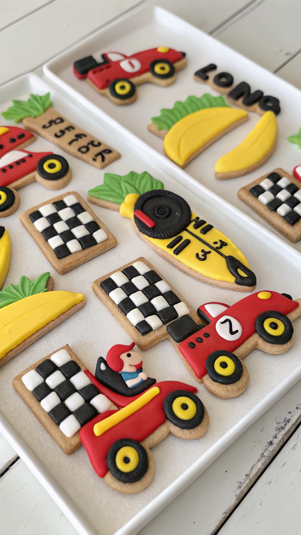 034 Mario Kart cookie designs for a thrilling Super Mario birthday party - Themed Ideas