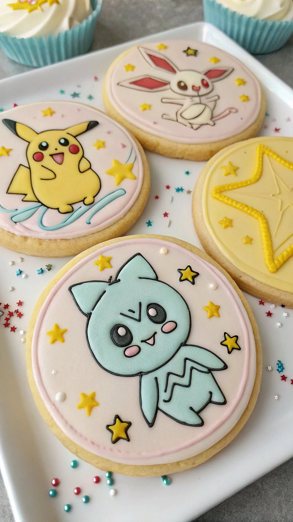 035 Legendary Pokemon cookie designs made fun and magical for kids birthday celebrations - Themed Ideas