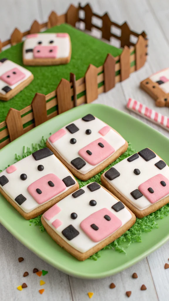 036 Pig Cow Animal Cookies - Themed Ideas