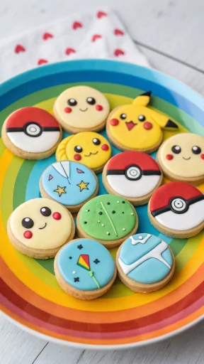 Pikachu-Inspired Pokémon Cookie Designs for Magical Birthday Celebrations