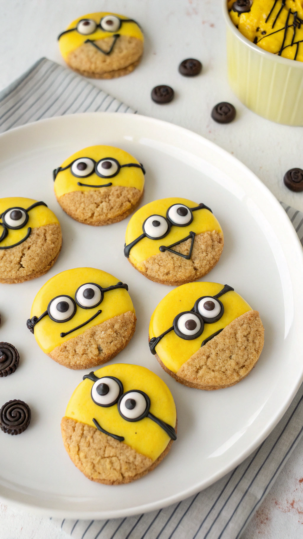 039 NoAC0 Bake Minion Cookies IBM A Quick and Easy Recipe for Kids to Make - Themed Ideas