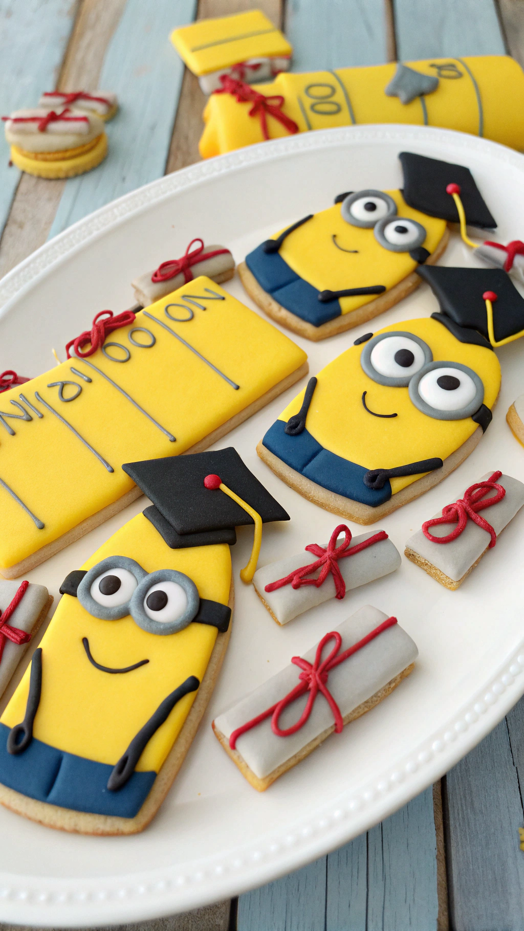 040 Minion Graduation Cookies IBM A Cute and Themed Treat for School Parties - Themed Ideas