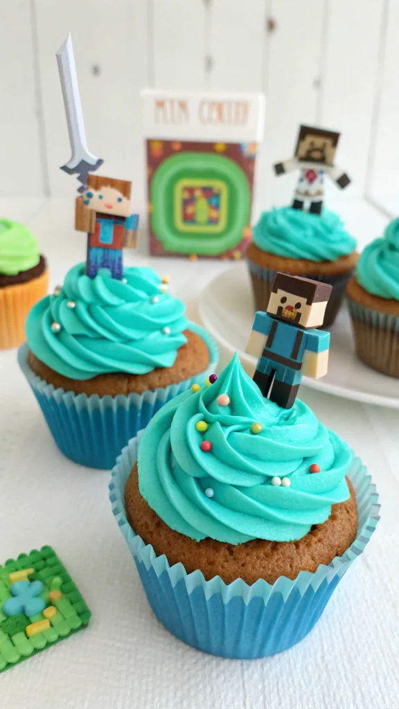 043 Steve Alex Topper Cupcakes - Themed Ideas