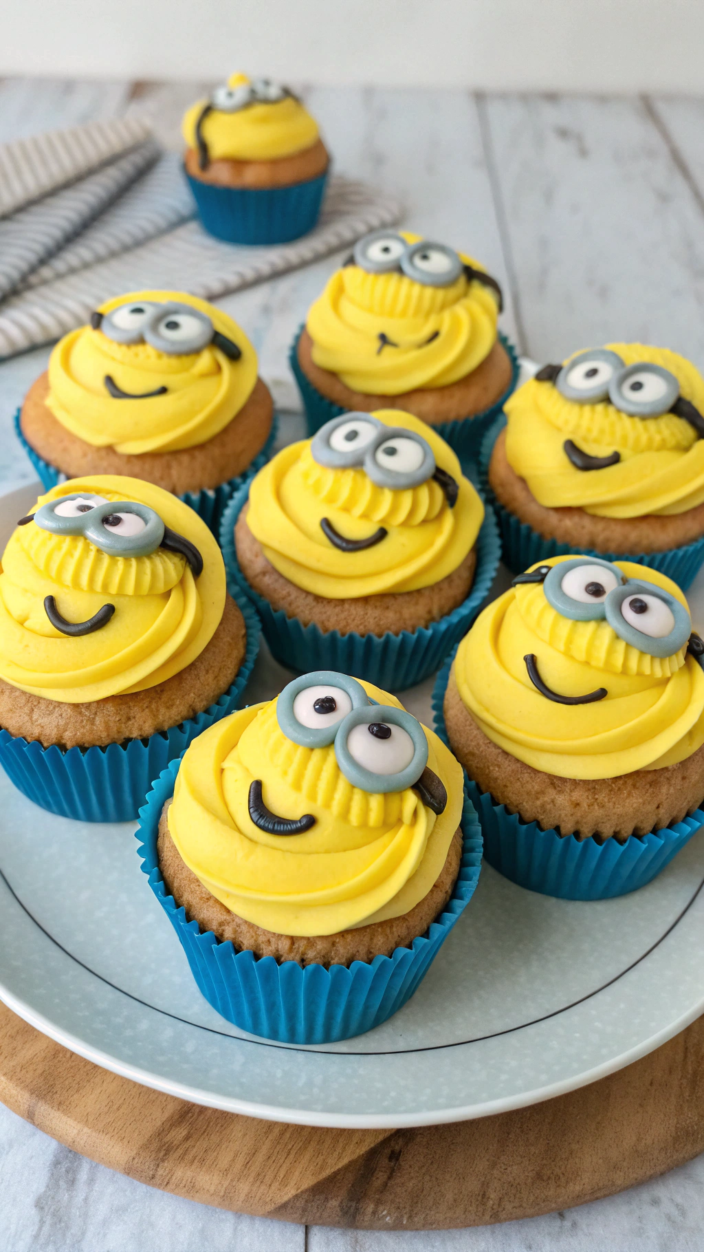 044 AllergyAC0 Friendly Minions Cupcake Design for a Safe and Delicious Party Treat - Themed Ideas