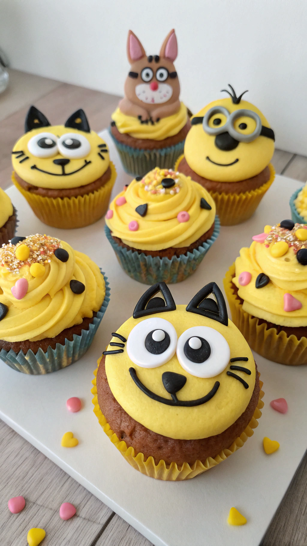 048 Fun Minion Animal Cupcake Designs for a Creative and Playful Treat - Themed Ideas