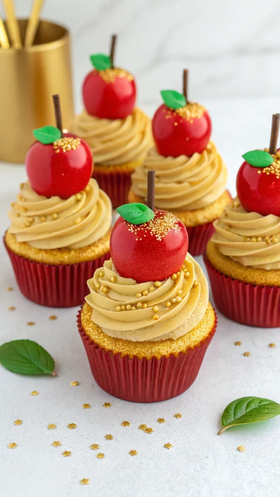 049 Golden Apple Cupcakes - Themed Ideas