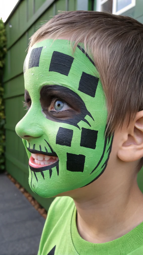 051 Creeper Face Paint – Bold Fun - Themed Ideas