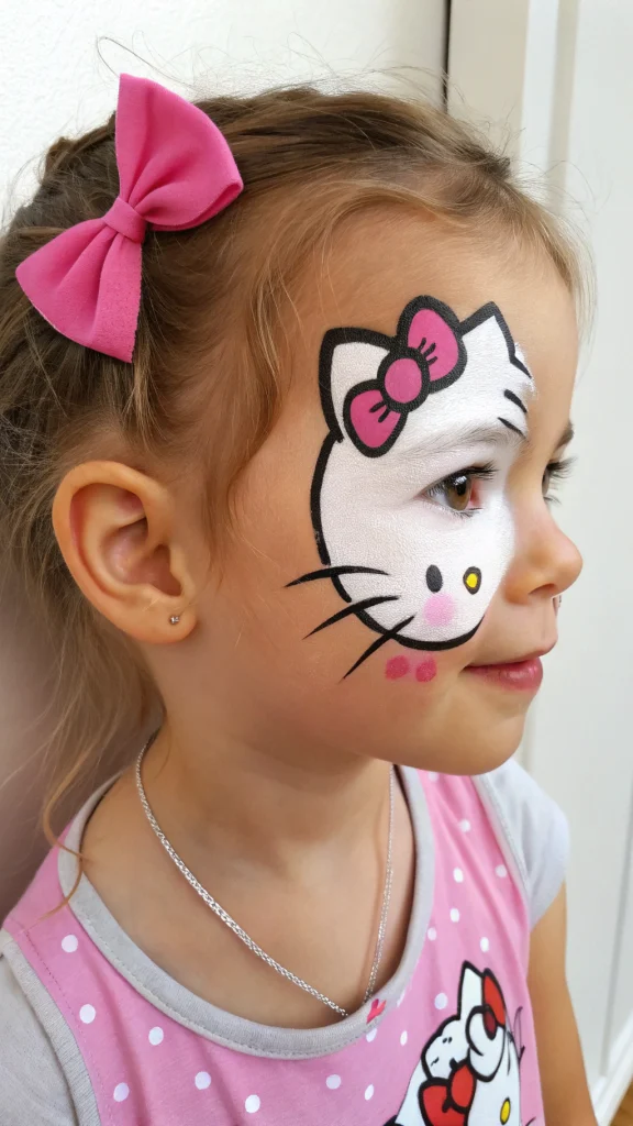 Hello Kitty Face Paint Ideas – Cute & Easy Designs For Kids
