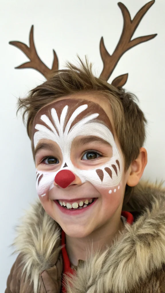 058 Group Frozen Face Paint Ideas for Kids Featuring Elsa Anna and Sven Designs - Themed Ideas