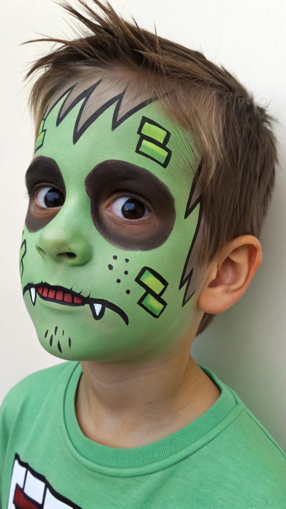 058 Zombie Face Paint – Playfully Spooky - Themed Ideas