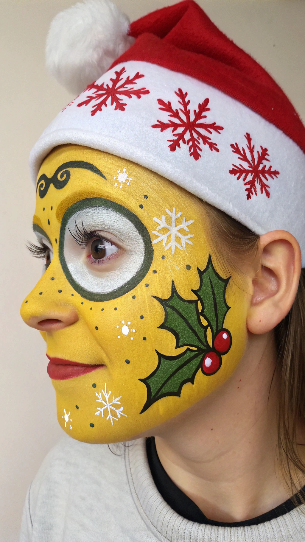 060 Festive Minions Face Paint for Christmas IBM Holiday Cheer for KidsACE - Themed Ideas