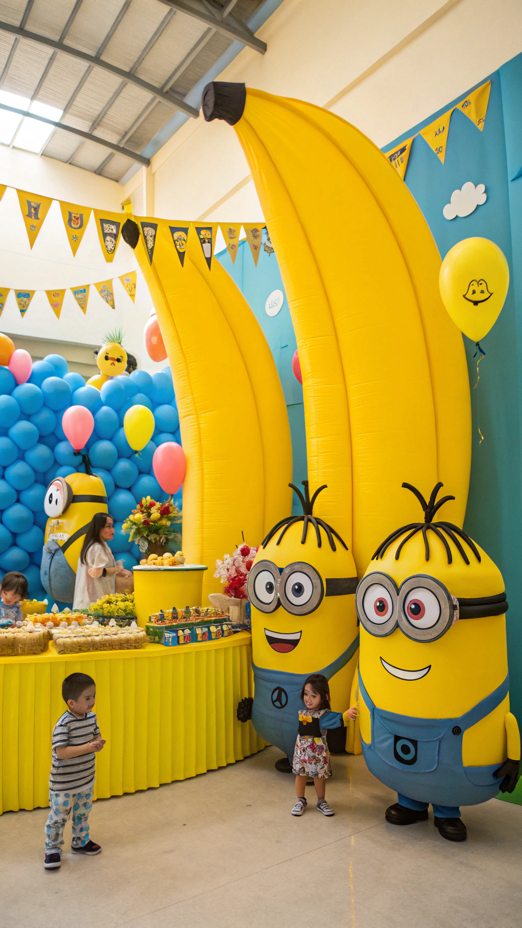 061 Minions Balloon Decorations for a Fun ACY Vibrant Kids Birthday Party 4AC0 10 - Themed Ideas