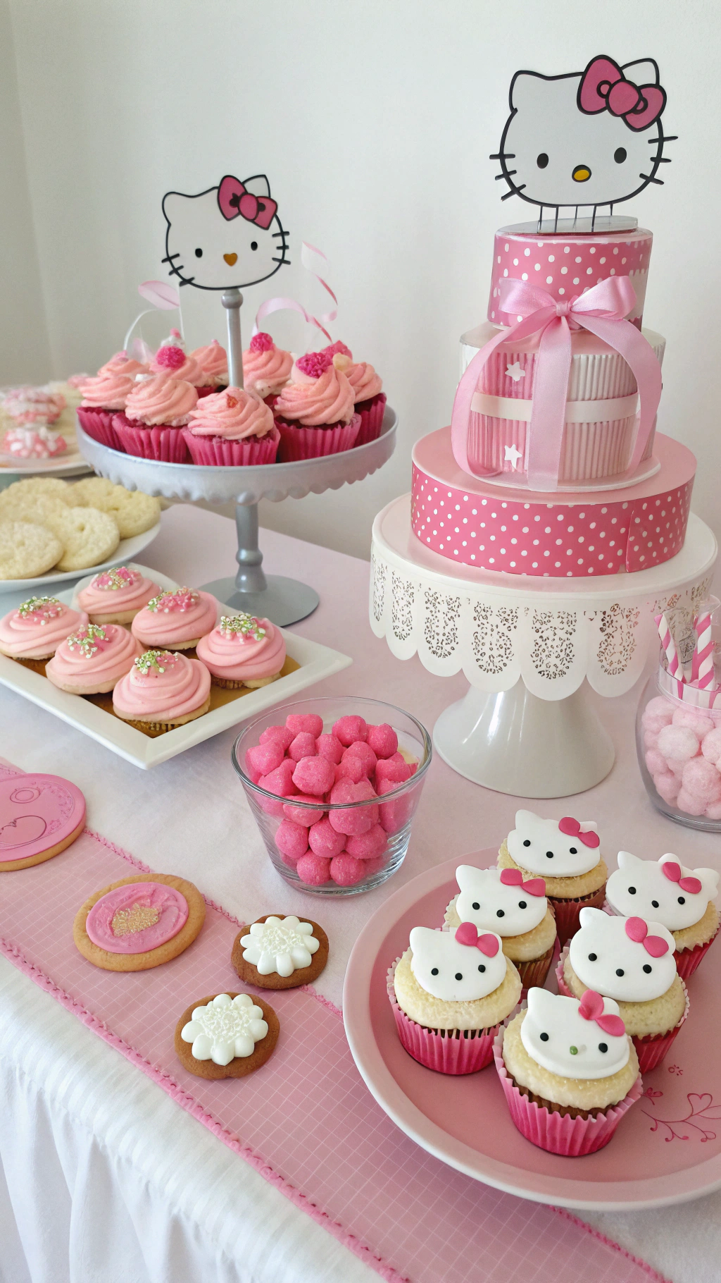 063 Hello Kitty Dessert Table Decorations for the Ultimate Party Spread - Themed Ideas