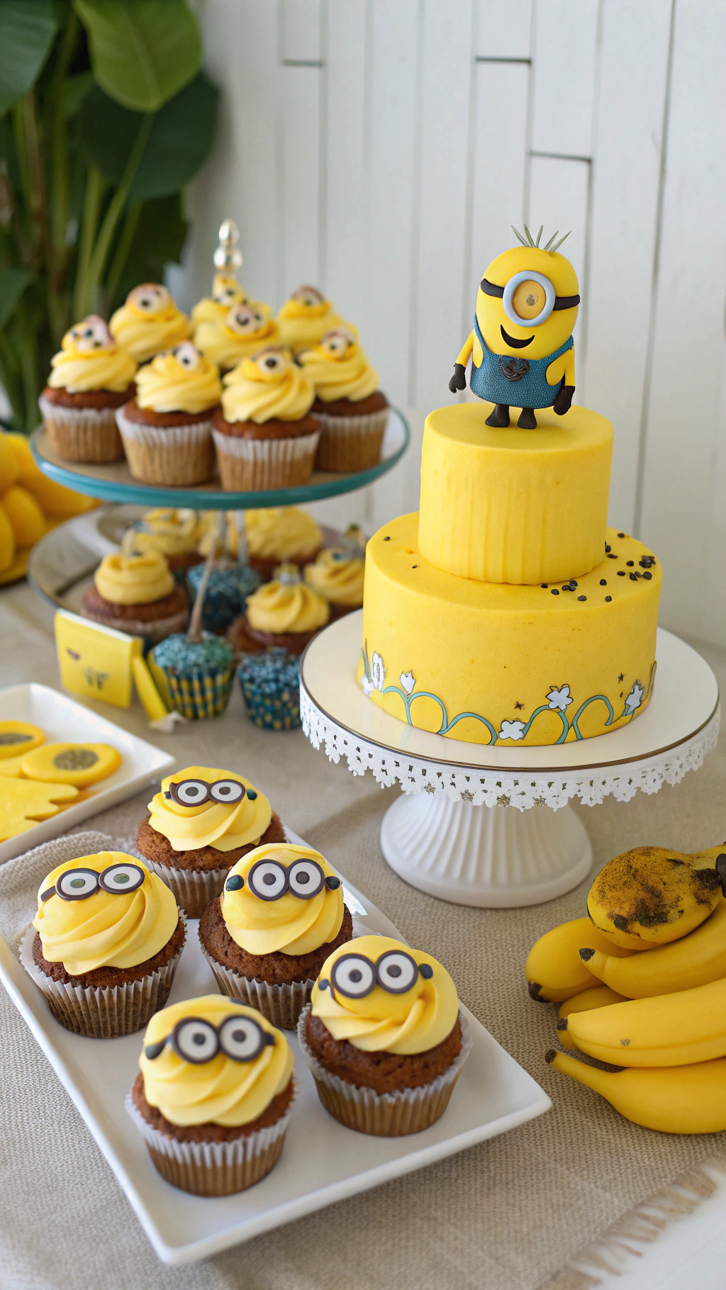065 Minions Dessert Table Decorations for a Sweet ACY Fun Birthday Party - Themed Ideas