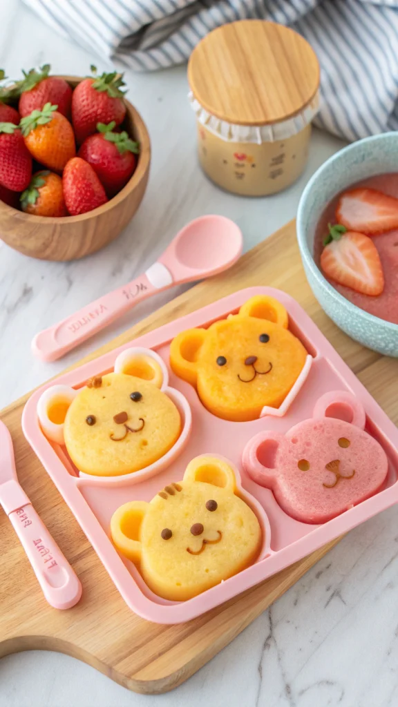 066 Adorable frozen smoothie bears – Frozen snack ideas toddlers and kids will love - Themed Ideas