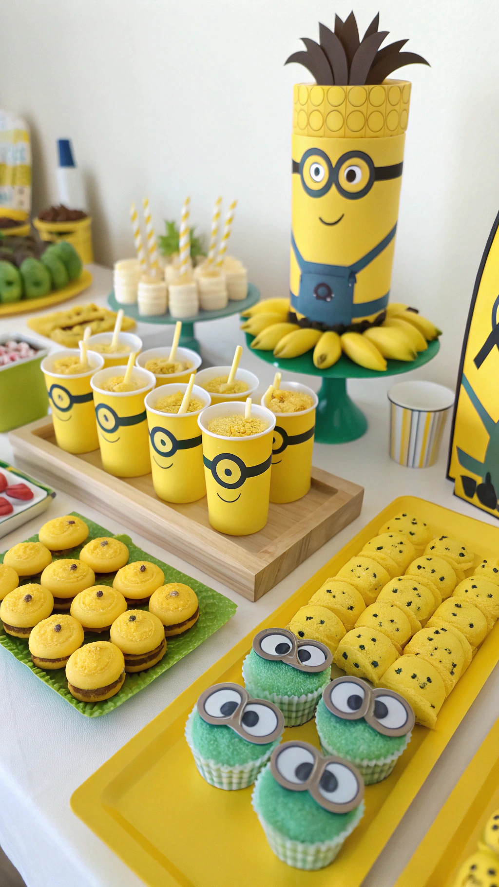 067 Minions Themed Party Decor DIY Favor Ideas Kids Will Love - Themed Ideas