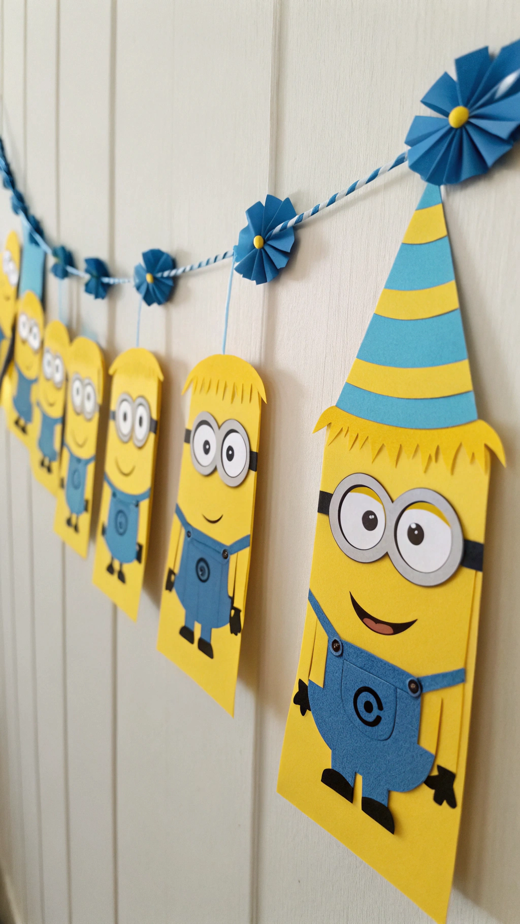 070 Minions DIY Party Decorations Easy Garland for a Cheerful Setup - Themed Ideas