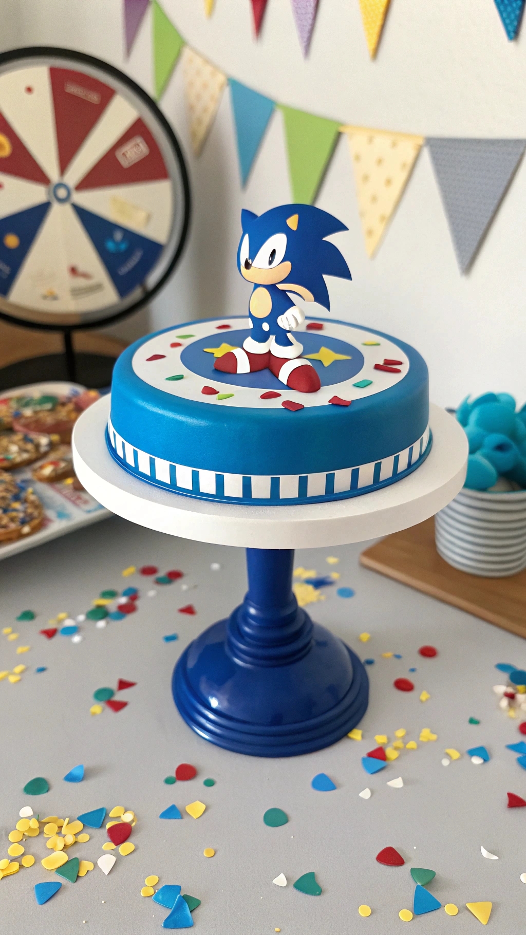 070 Unique Sonic Party Centerpiece That Spins Like the Blue Blur - Themed Ideas