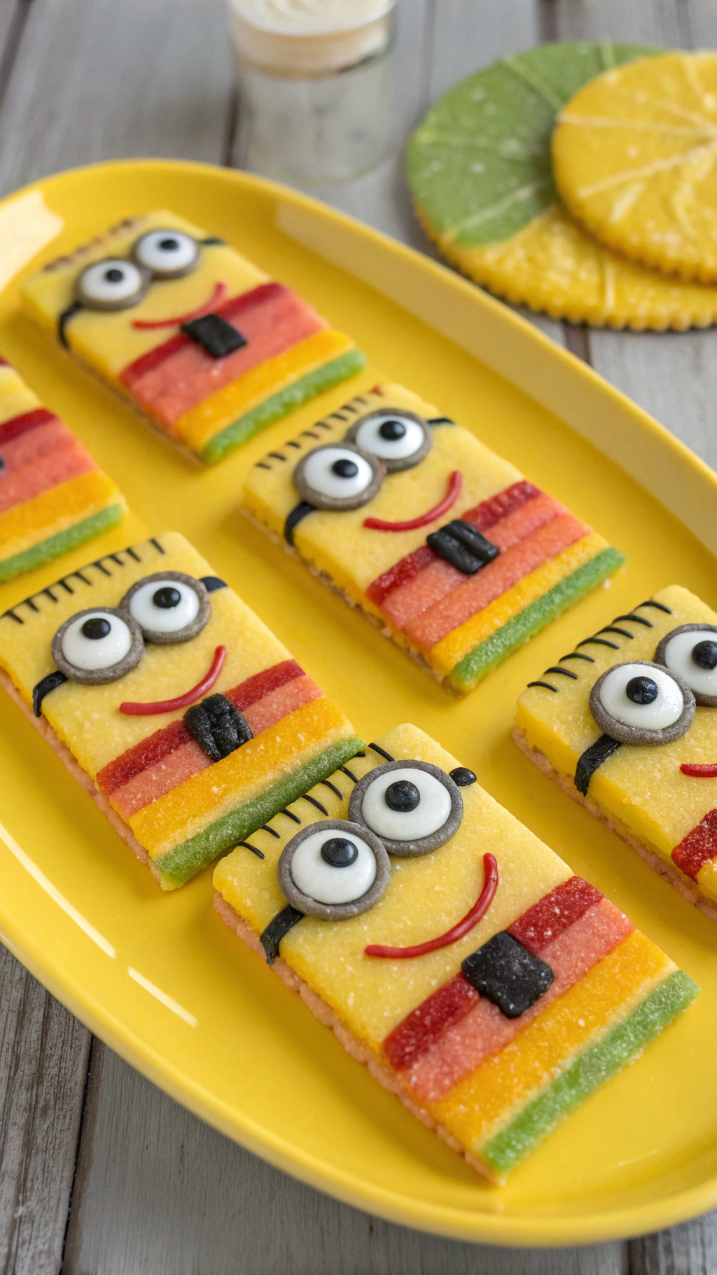 072 Minions Cheese Cracker Snacks IBM Perfect for Themed Birthday PartiesACE - Themed Ideas