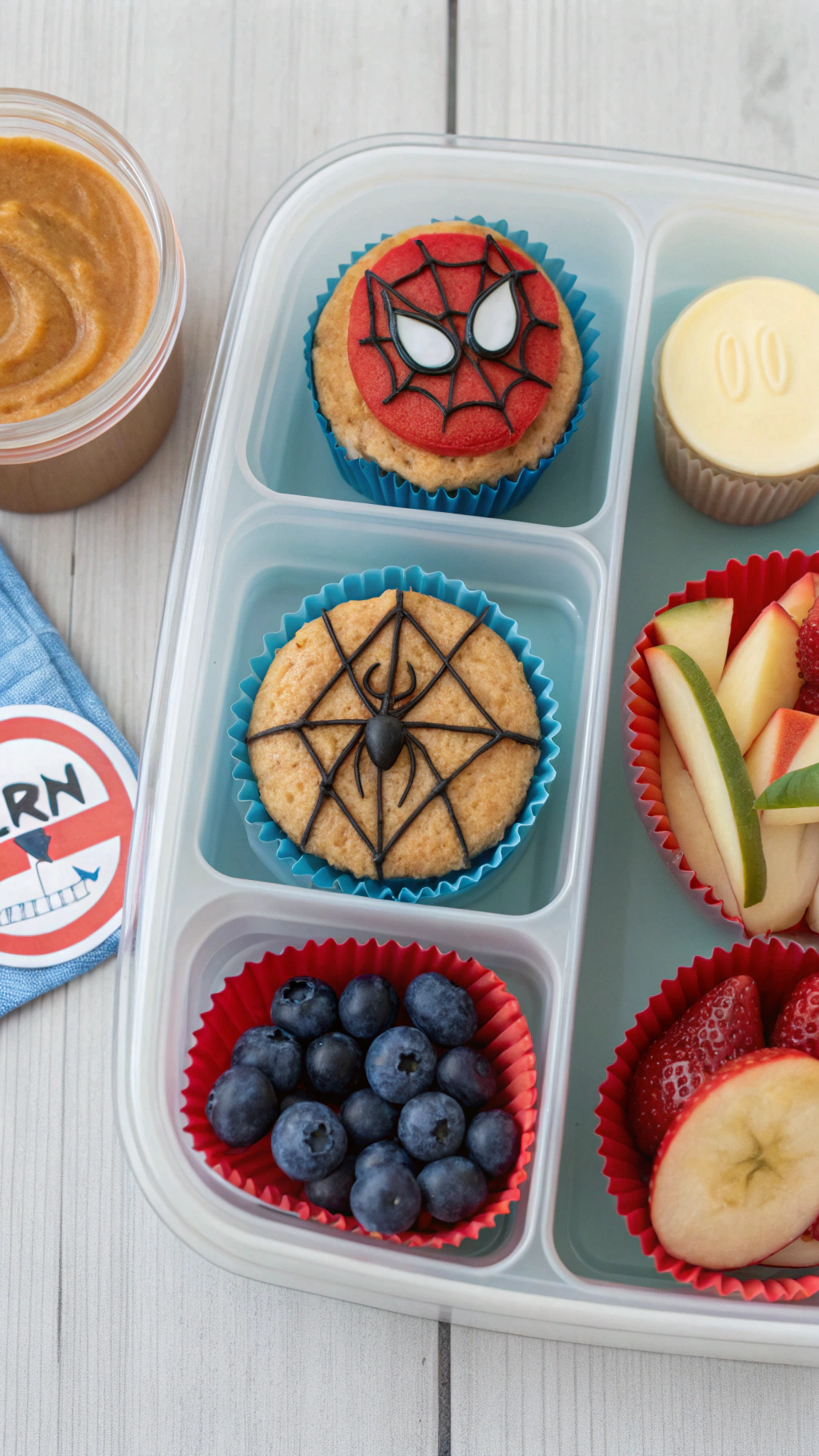 073 Spiderman Snacks Party Box Themed Bento Lunch Ideas for Kids Who Love Superheroes - Themed Ideas