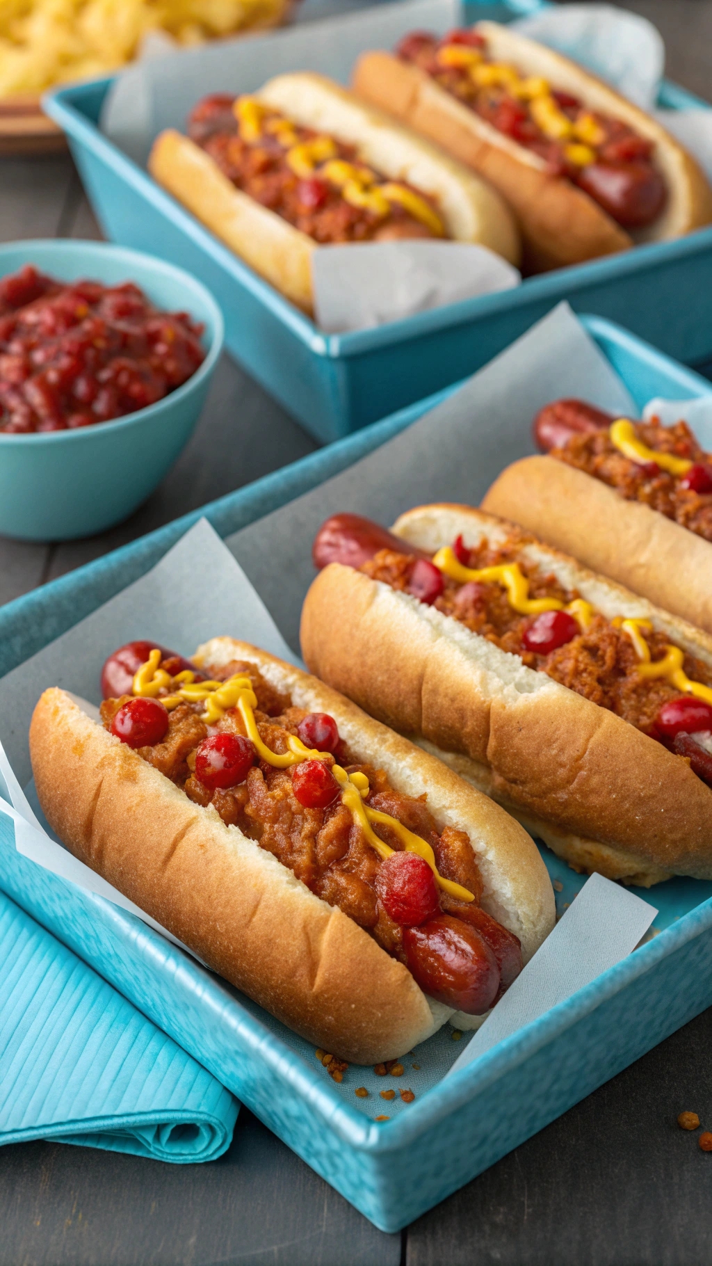 074 Mini Sonic Chili Dogs Iconic Party Snack for a Sonic Themed Birthday - Themed Ideas