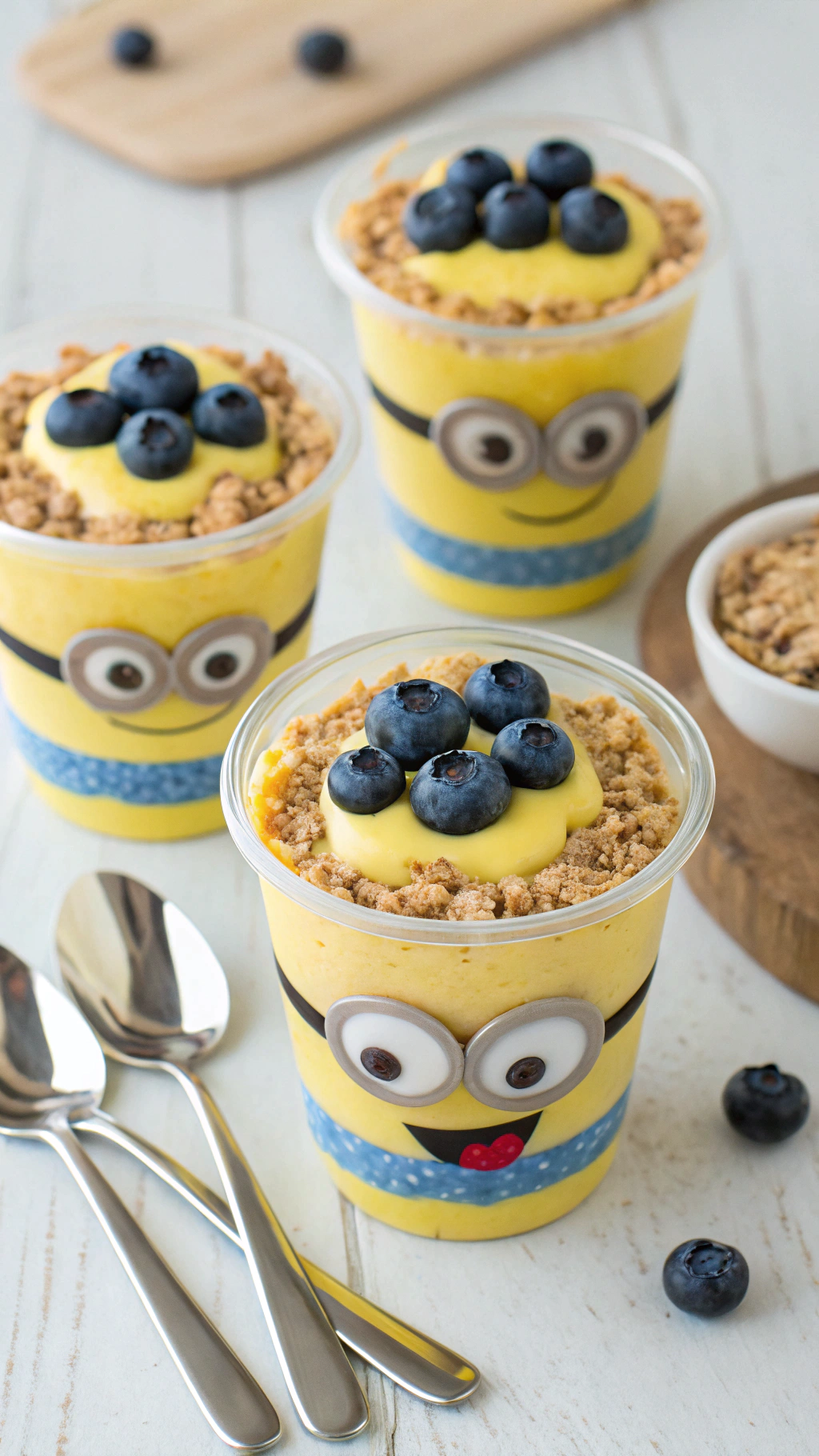 078 Easy Minions Yogurt Snacks IBM Healthy ACY Fun Party Food for KidsACE - Themed Ideas