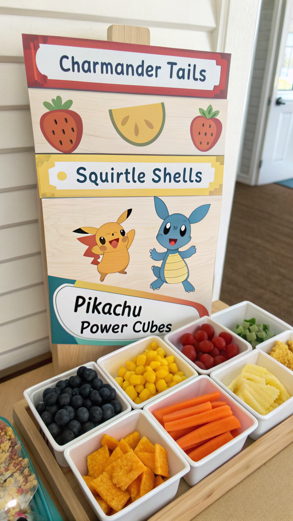 080 DIY Pokemon Snack Station for Kids with Healthy Grab and Go Themed Treats - Themed Ideas