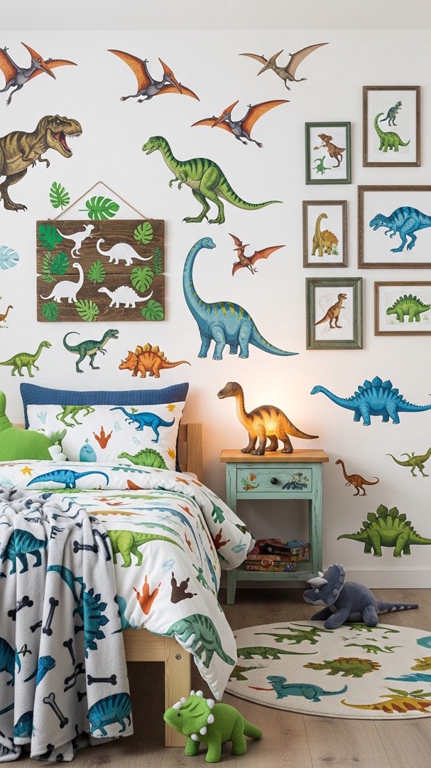 007 Budget friendly dinosaur room decor ideas with DIY touches and peel and stick designs - Themed Ideas