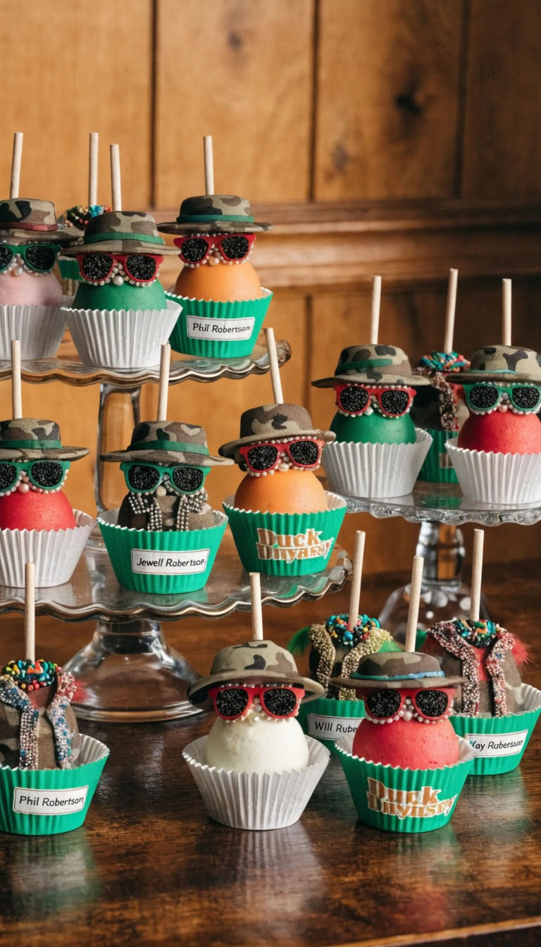 024 Creative Duck Dynasty Cake Popsicles for Themed Birthdays and Hunting Parties - Themed Ideas