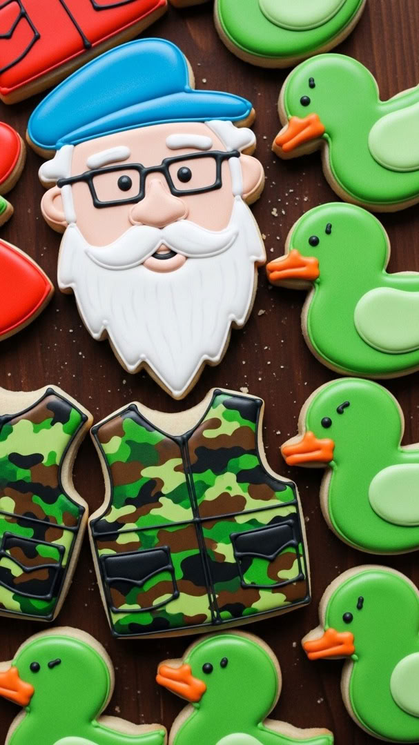 032 Creative Duck Dynasty Cookie Design Ideas for Kids Birthday Parties - Themed Ideas