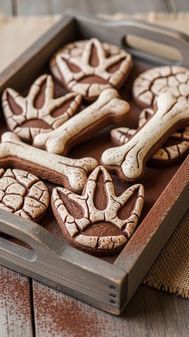 033 Fossil Inspired Dinosaur Cookie Ideas for Educational Dinosaur Theme Events - Themed Ideas