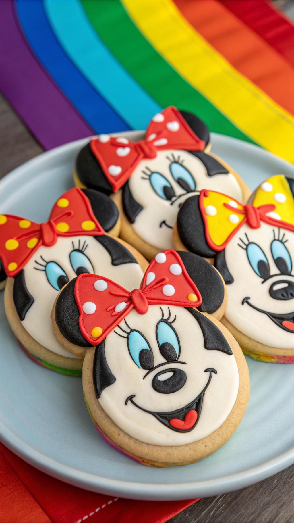 036 Colorful Minnie Mouse cookie ideas for a fun birthday party for girls aged 4 10 - Themed Ideas